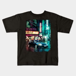 JDM VTI in Osaka Streets Kids T-Shirt